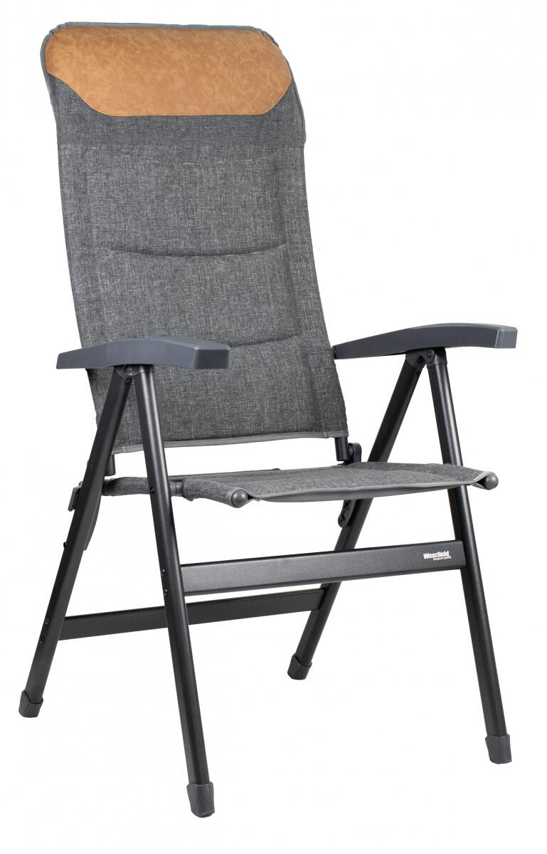 Klappstol Vintage Pioneer 140 kg fra Westfield i grå farge