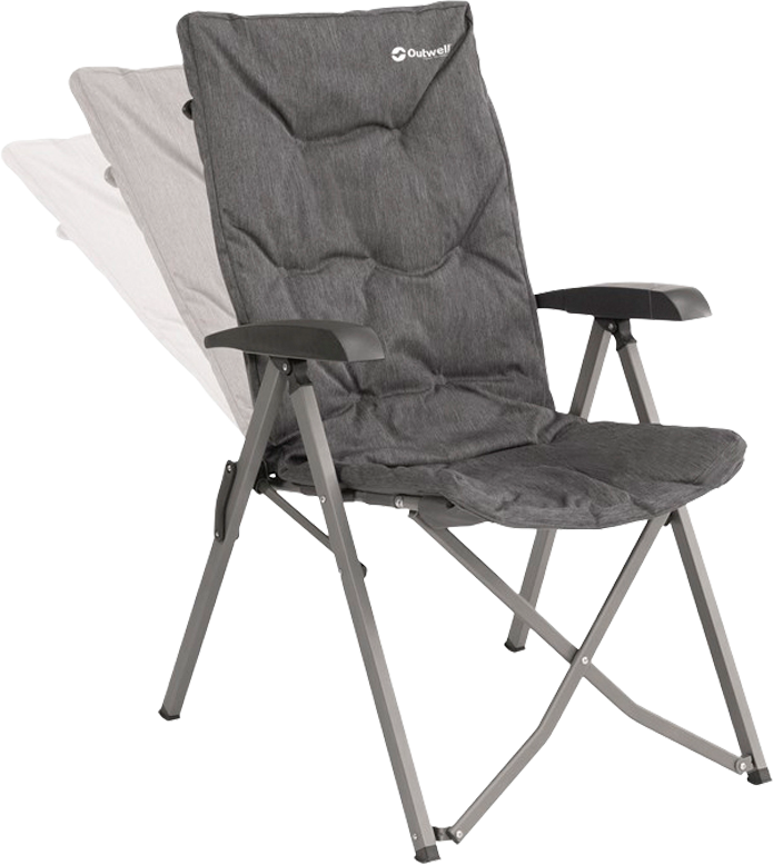 Klappstol Yellowstone Lake 4-pos justerbar rygg 120 kg - Outwell forfra