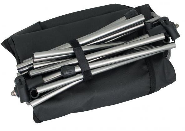 Klappstol York aluminium 1,4 kg svart bakside