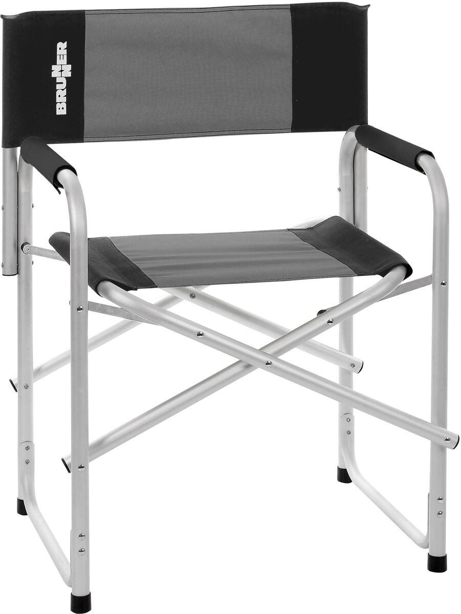 Klappstuhl One Shot registol aluminium 2,15 kg grå/svart forfra