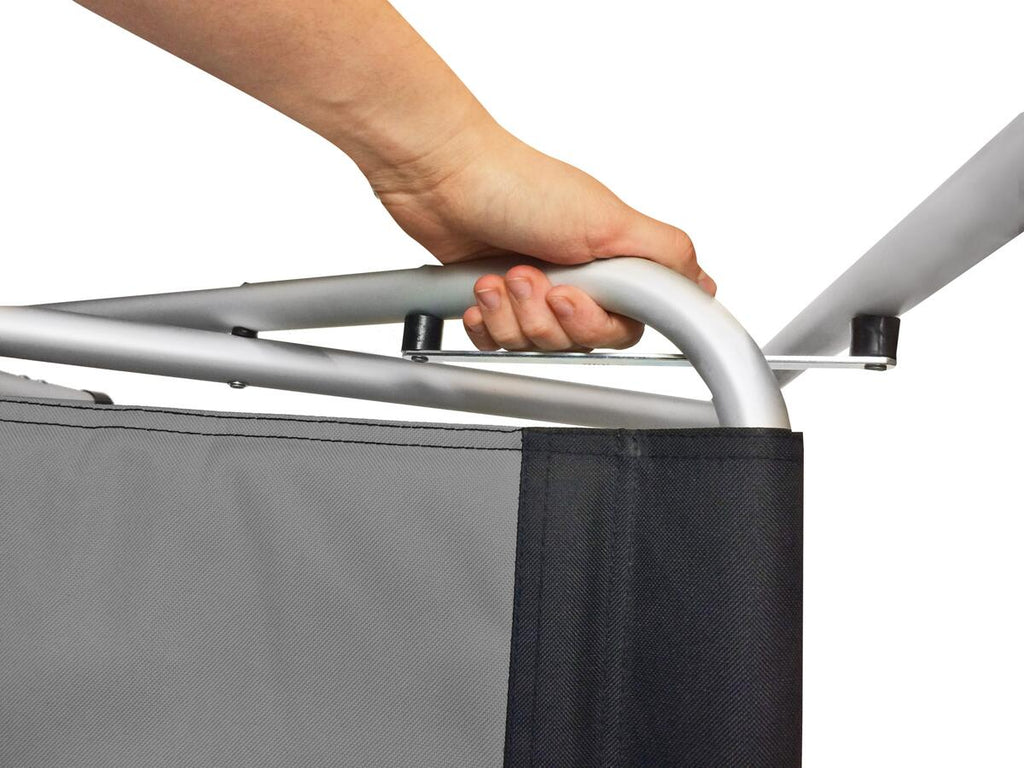 Klappstuhl One Shot registol aluminium 2,15 kg grå/svart bakside