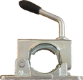 Klemmeholder for campingvogn og tilhenger 48 mm med spindel forfra