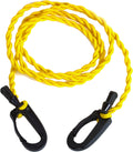 Klessnor med karabinkroker 160 cm uttrekkbar gul Coghlans