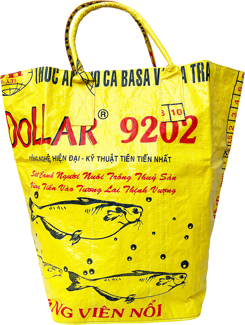 Klesvask- og transportpose 27x27x46 cm resirkulert materiale - Beadbags forfra
