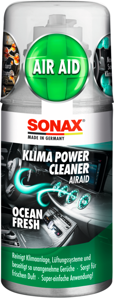 KlimaPowerCleaner AirAid klimaanleggrens 100 ml ocean-fresh forfra