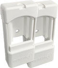 Klips 2-pack for tørkestativ til sugekopper hvit - MultiAnker for montering