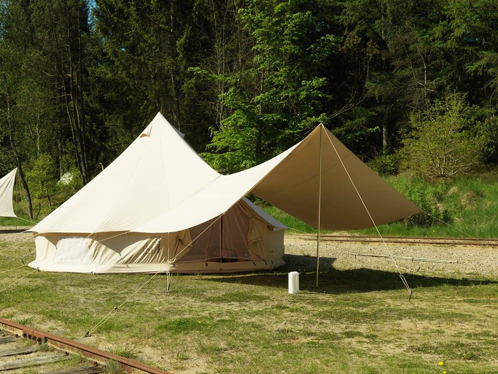 Klokketelt Asgard 19.6 bomull/polyester foran
