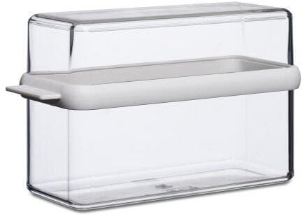 Knekkebrødboks Stora gjennomsiktig 1600 ml hvit forfra