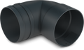 Knestykke for TwinBoost kombivarmer Ø65/Ø72 mm 90 grader front