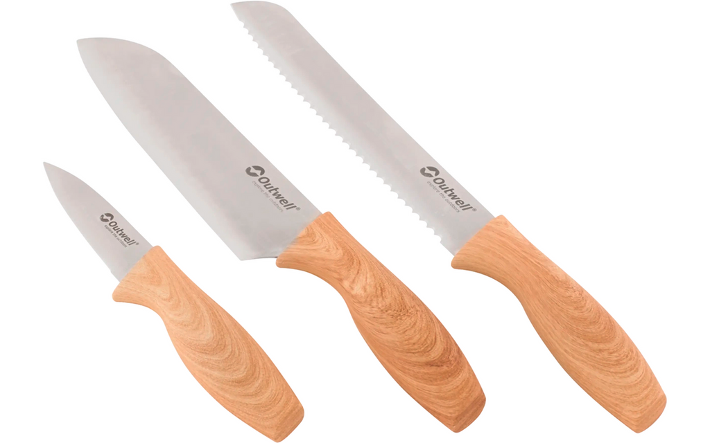 Knivsett Matson 3-delt med antihaftbelegg bakside