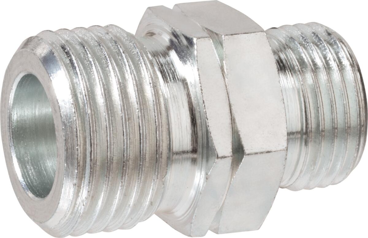 Koblingsstykke AG GF x RVS12 for gassregulator - GOK forfra