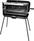 Koffertgassgrill med 3 brennere 30/50 mbar 10 kg front