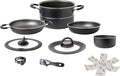 Kokekarsett Pirate NG 9 deler aluminium med Vacublock Brunner