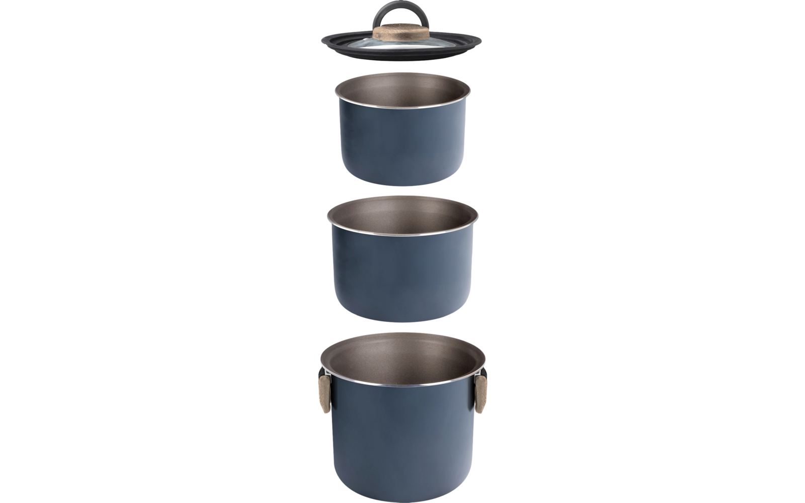 Kokekarsett Torralta 9 deler resirkulert aluminium Ø20 cm - Brunner