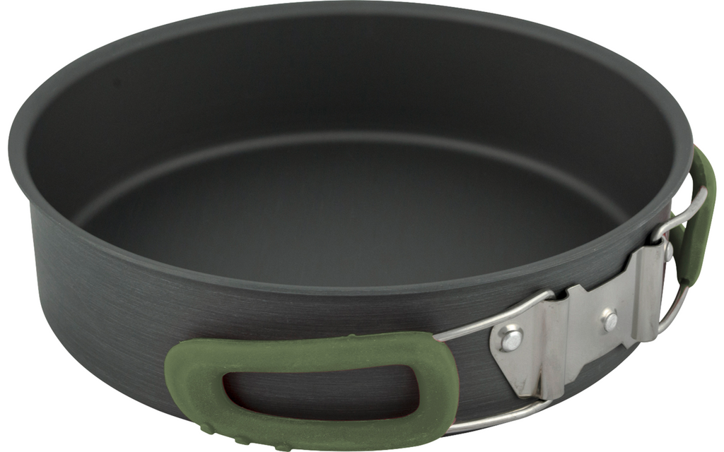 Montert Kokekarssett Explorer 4-delt eloksert aluminium - Bo-Camp på campingplass