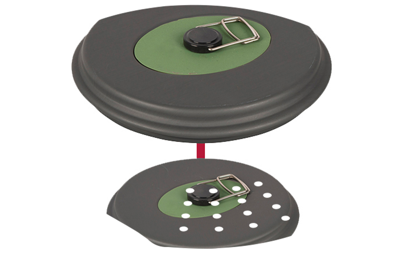 Kokekarssett Explorer 4-delt eloksert aluminium - Bo-Camp