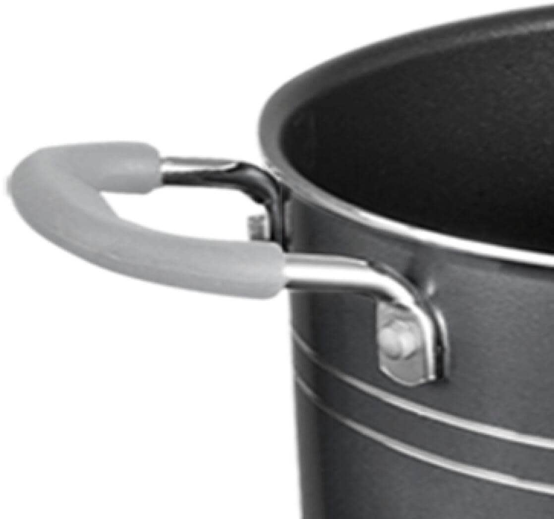 Kokekarssett Flavor i aluminium med belegg detalj av silikonhåndtak