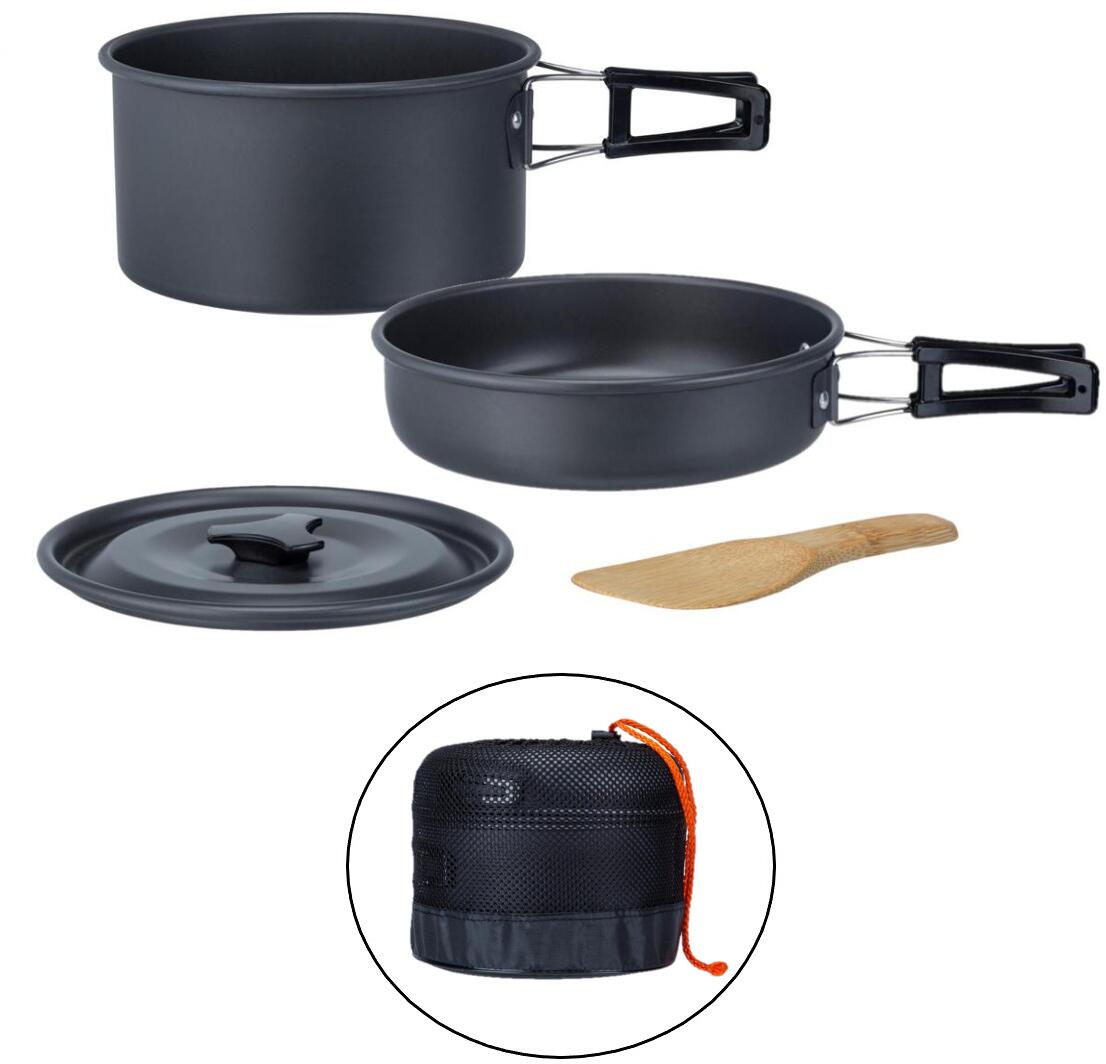 Kokekarssett PackPot Ultralite i anodisert aluminium 3-4 pers fra Brunner
