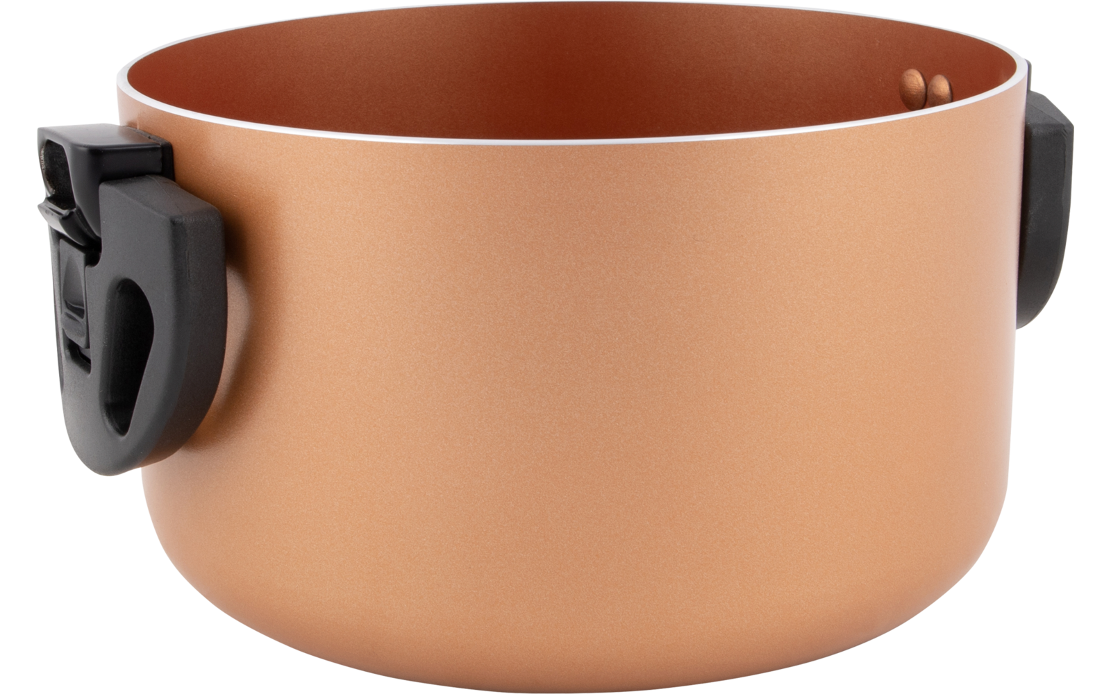 Detalj av keramisk belegg på Kokekarssett Slauson Compact 2-delers