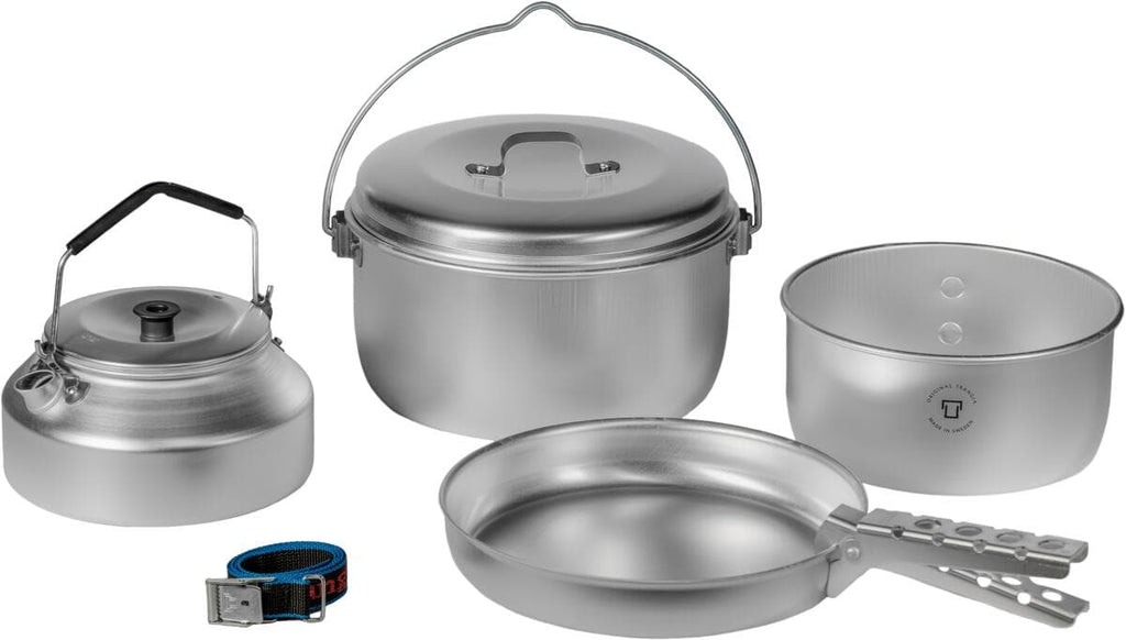 Kokekartsett 24 aluminium 6-deler med kjele forfra