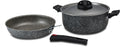 Kokekartsett 4-deler Ø20 cm aluminium 730 g - Beaver Brand sett forfra