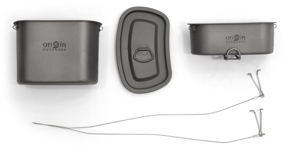 Kokekartsett 4-deler i titan 232 g med nettpose - Origin Outdoors bakside