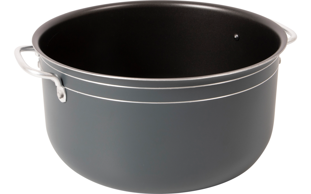 Kokekartsett 7 deler aluminium med non-stick belegg - Bo-Camp bakside