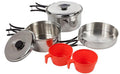 Kokekartsett Compact 8-deler rustfritt stål 1/1,6 l - Regatta forfra
