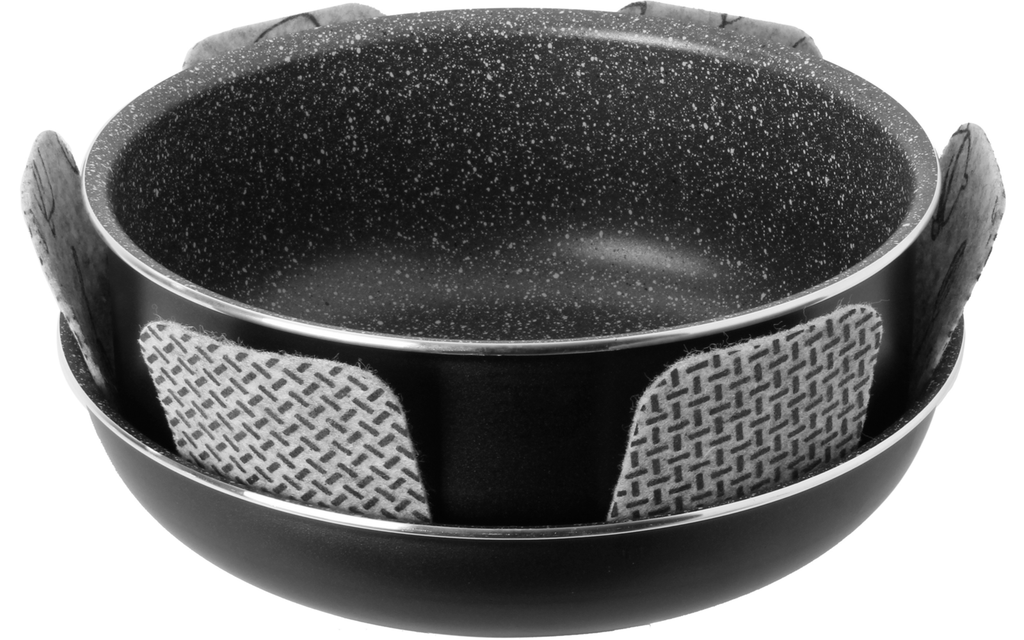 Montert Kokekartsett Pirate Spacemaster Mini 6-delers aluminium Ø20 cm på kokeplate