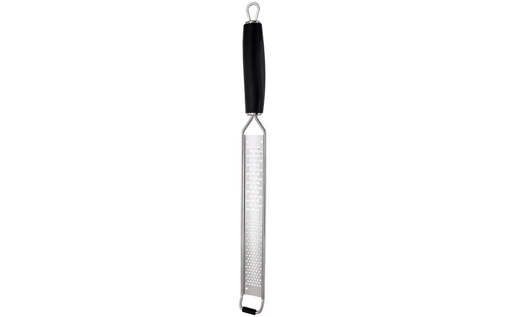 Kombirasp Technicus-Pro medium og fin 40 cm rustfritt stål nærbilde av håndtak