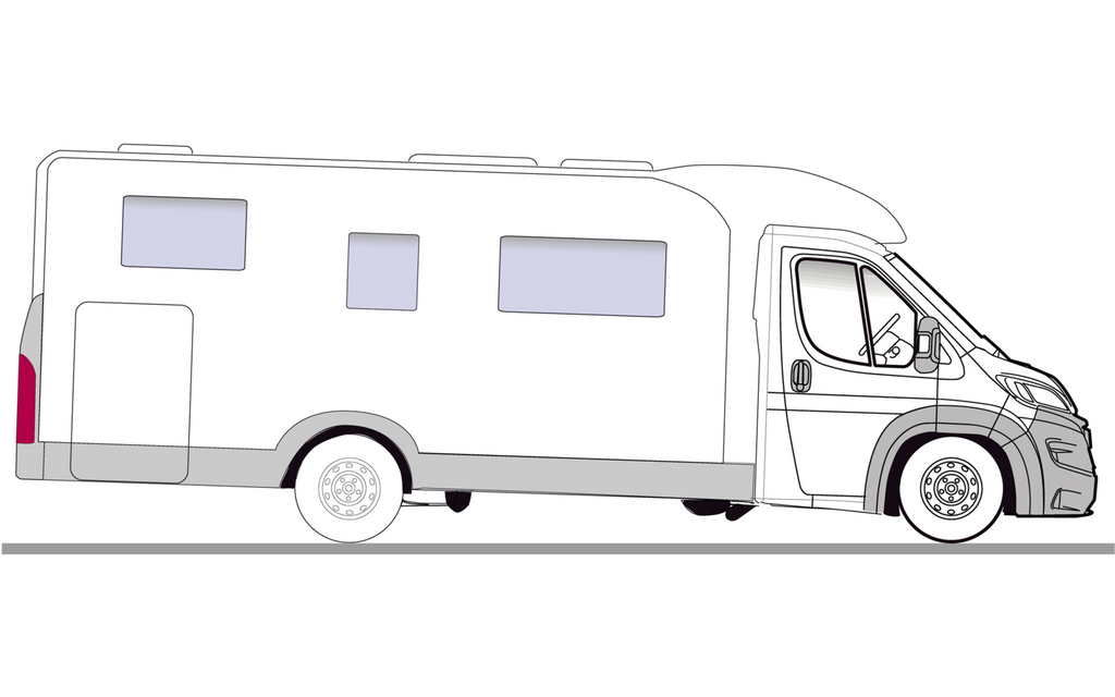Bakside av Komfortfjærben ProShock for Fiat Ducato X250 X290 Heavy