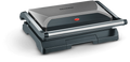 Kompakt multigrill 800 W bordmodell sølv - Severin forfra