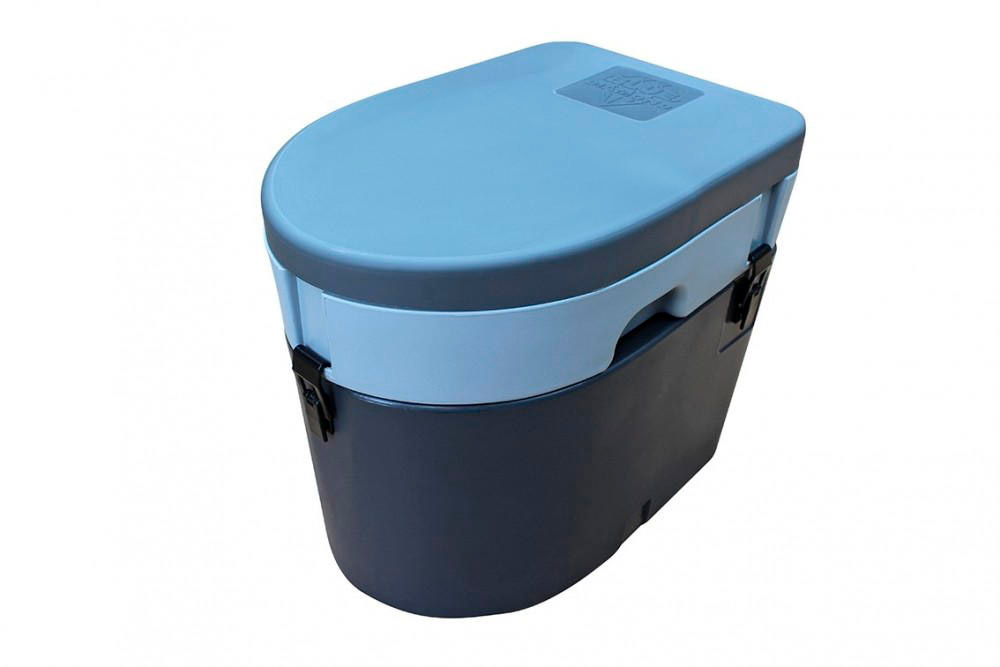 Komposttoalett Nature Calls 8 liter separasjonstoalett - Blue Diamond forfra