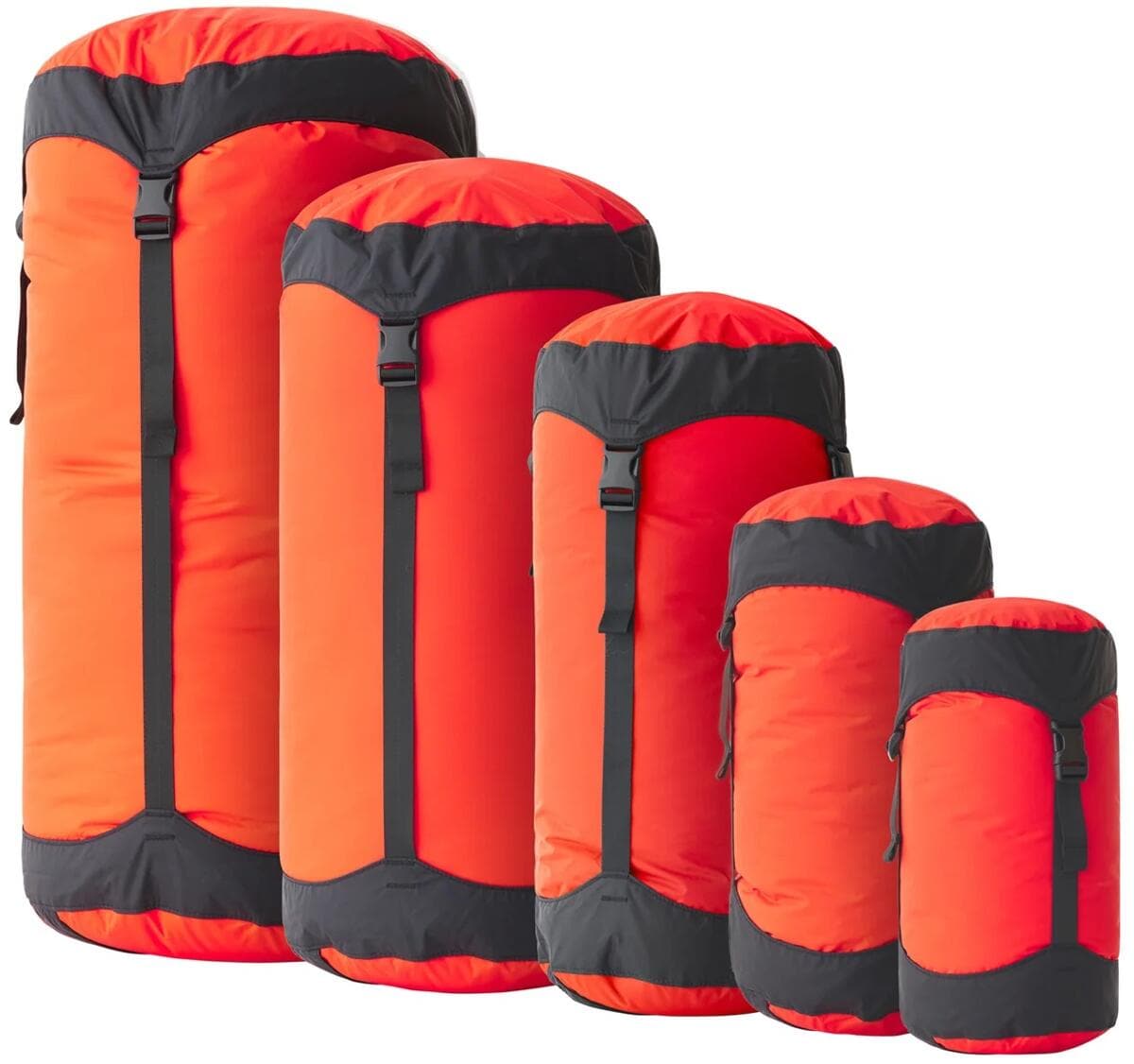 Kompresjonspose lightweight resirkulert 70D nylon - Sea to Summit detalj av kompresjonsreimer