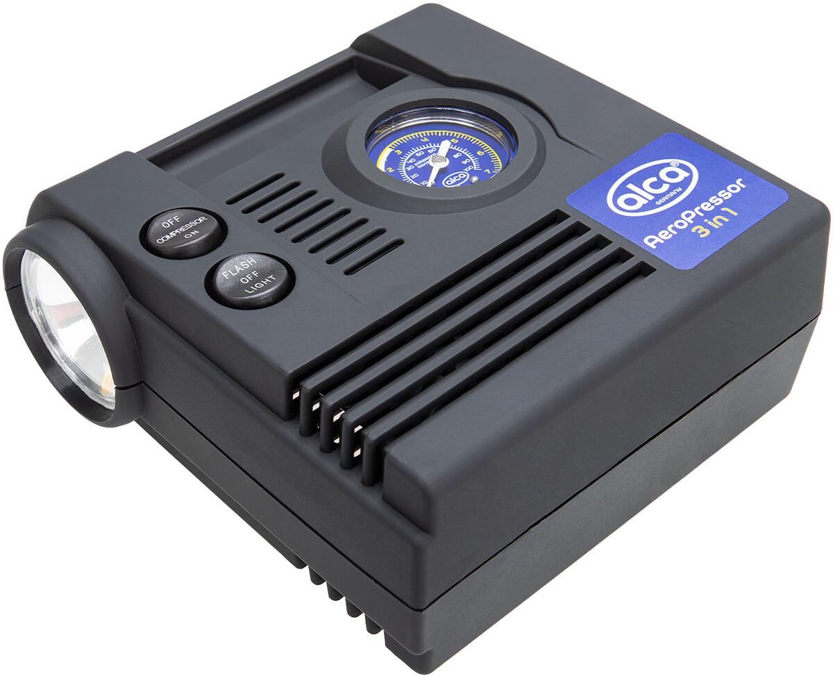 Kompressor AeroPressor 3in1 12V med LED-lys bakside