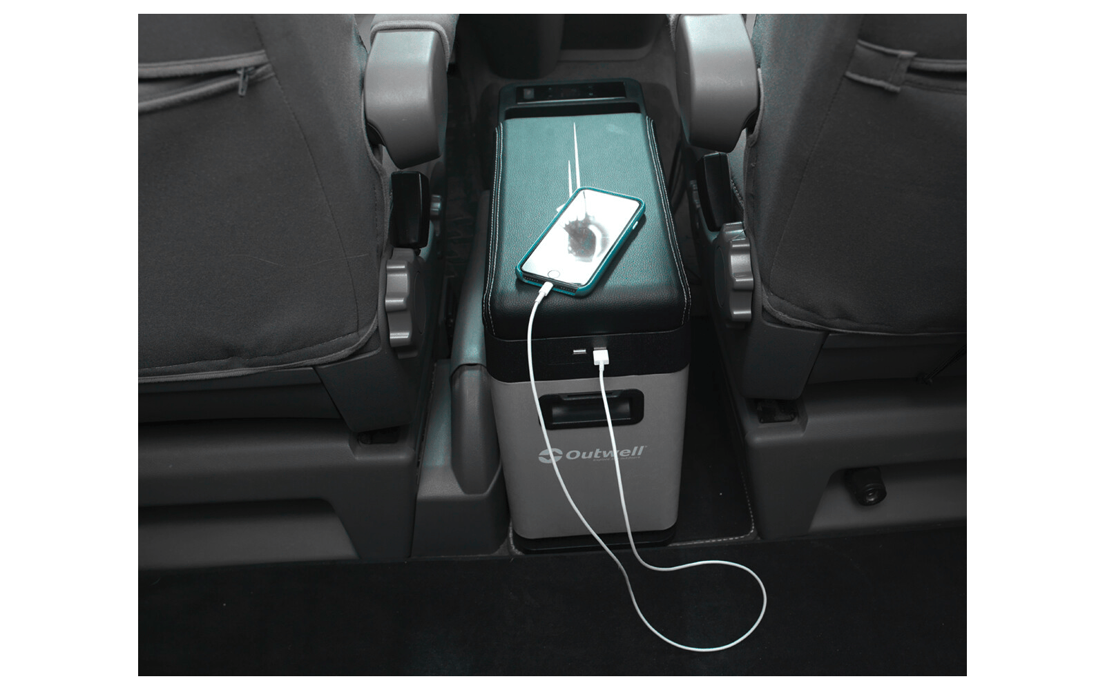 Kompressor kjøleboks Arctic Chill 8 l, 12V, for VW T5/T6 - Outwell app-styring på mobil