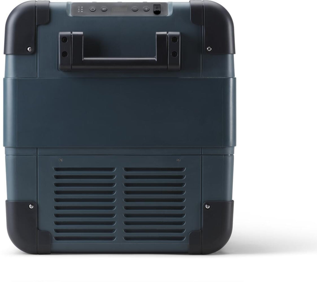 Smartphone som styrer Kompressor-kjøleboks CFX2 12/24/230V med app-styring