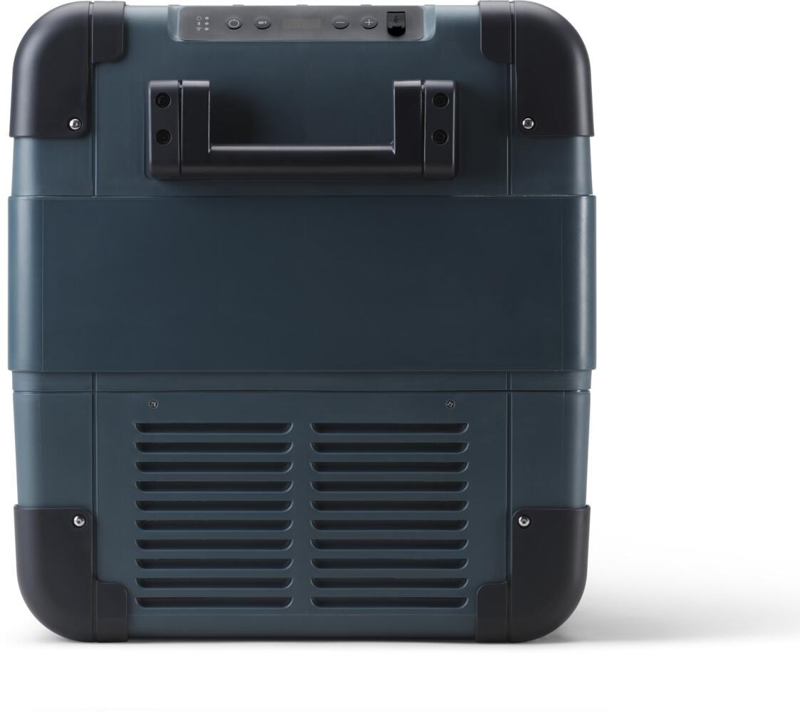 Smartphone som styrer Kompressor-kjøleboks CFX2 12/24/230V med app-styring
