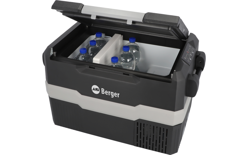 Kompressor kjøleboks DMC 45 dual/single-sone montert i campingvogn