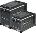 Kompressor kjøleboks MT-V 12/24/230V med LED-lys, antrasitt forfra