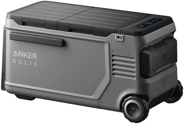 Detalj av kontrollpanel på Kompressor-kjøleboks SOLIX EverFrost 2 med batteri, 12V