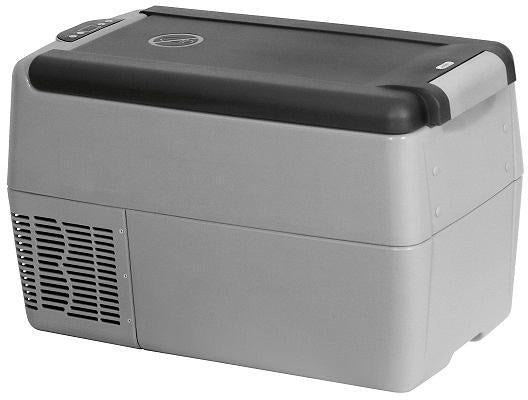 Nærbilde av kontrollpanel på Kompressor-kjøleboks Travel Box TB 12/24V - OFF by IndelB