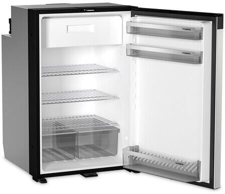 Nærbilde av dør og kontrollpanel på Kompressor kjøleskap CoolMatic NRX 130S