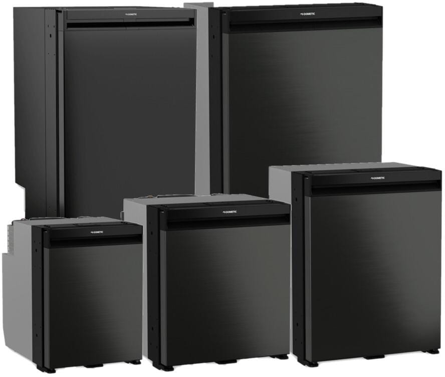 Kompressor kjøleskap CoolMatic NRX-serie 12/24V innbygging - Dometic forfra