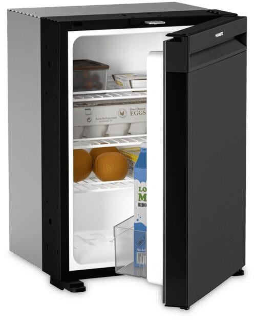 Bakside av Kompressor kjøleskap NRX 35E 32L svart 12/24V innbygging