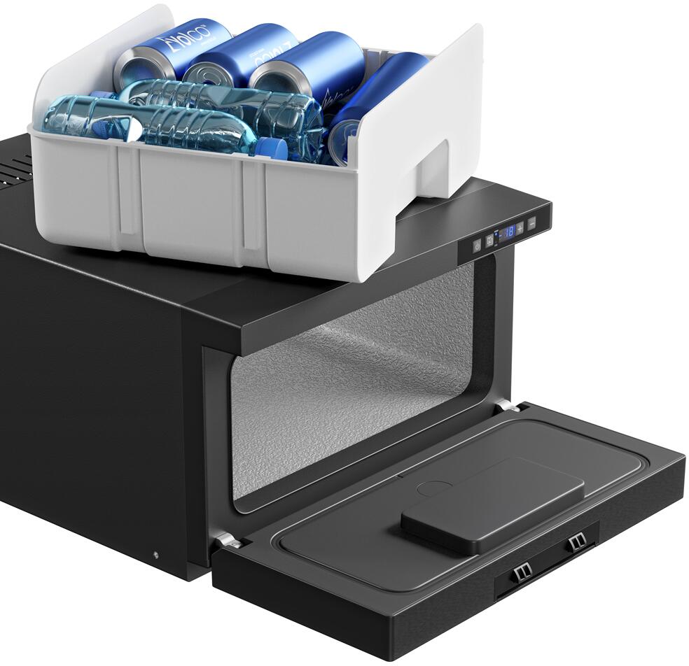Kompressor-kjøleskuff CB21A 20L innbygging Bluetooth 12/24V - Yolco