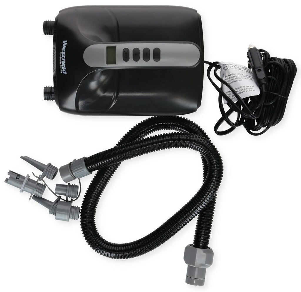 Kompressor-luftpumpe 12V med digital manometer 2,3 kg detalj av manometer
