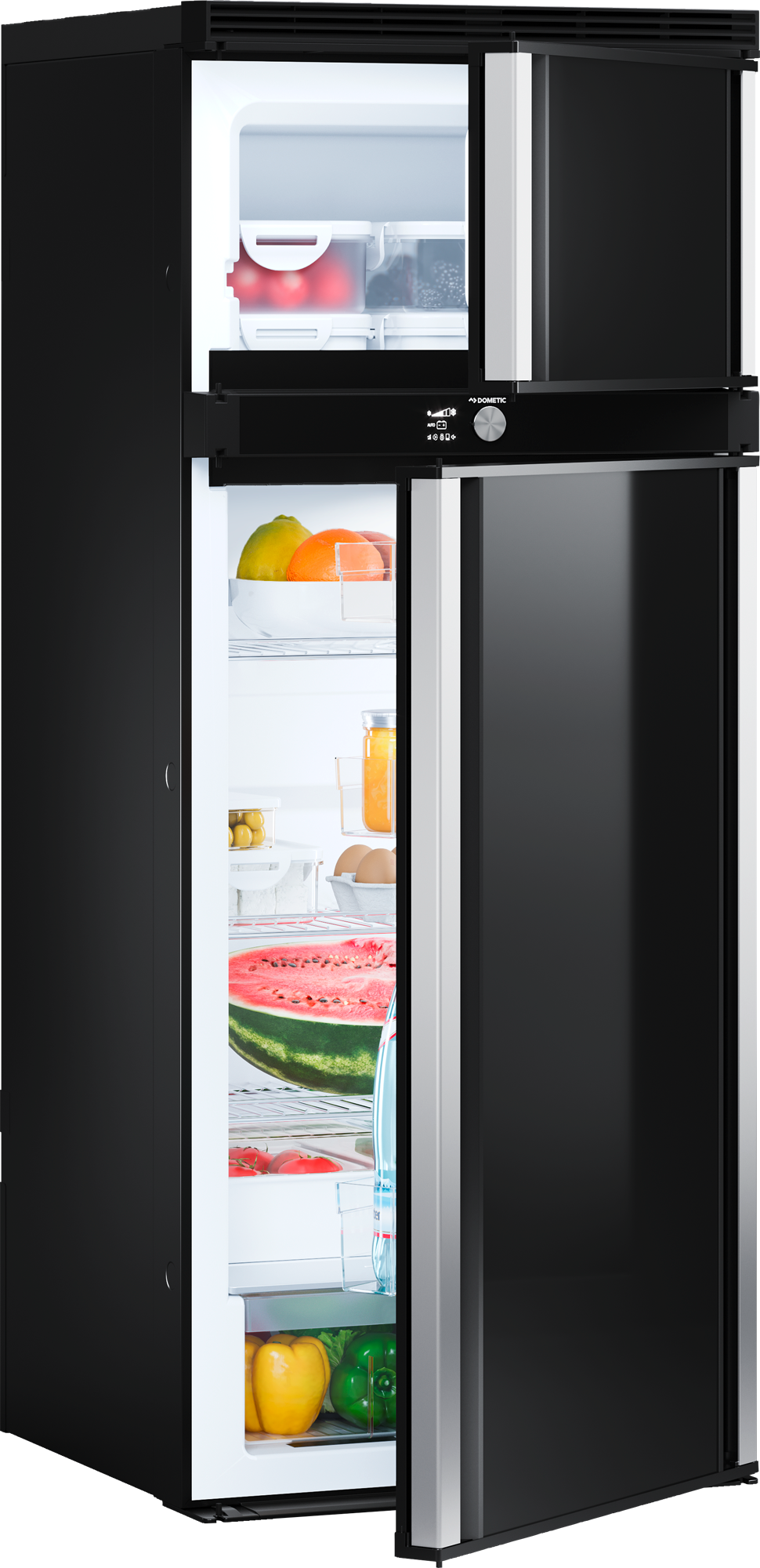Kompressor innbyggingskjøleskap RCD 10.5XET 200 l TFT-display front