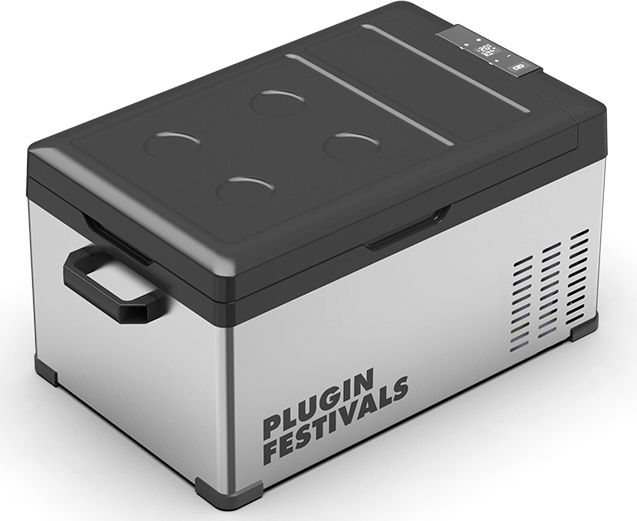 Kompressorkjøleboks IceCube 25 l 12/24/230V - MAENTUM forfra