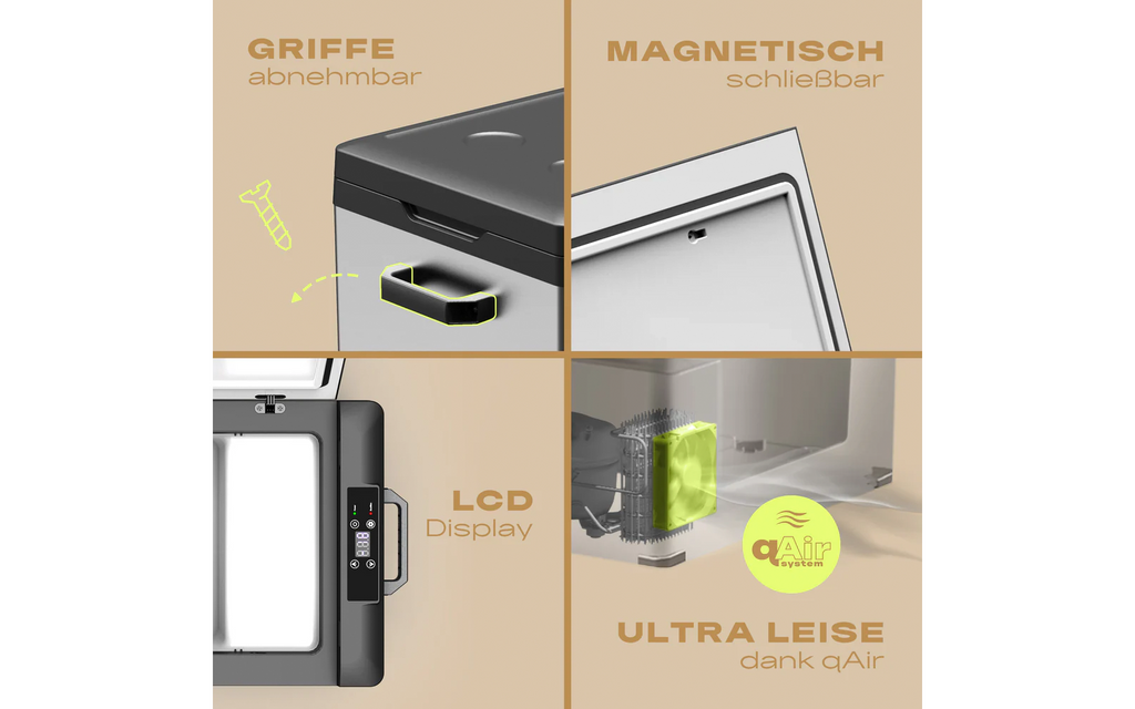 USB-ladeport på Kompressorkjøleboks IceCube 25 l 12/24/230V - MAENTUM
